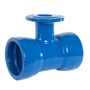 DI Tee Double Socket flange